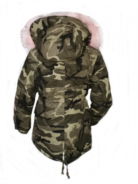 Camouflage Wintermantel